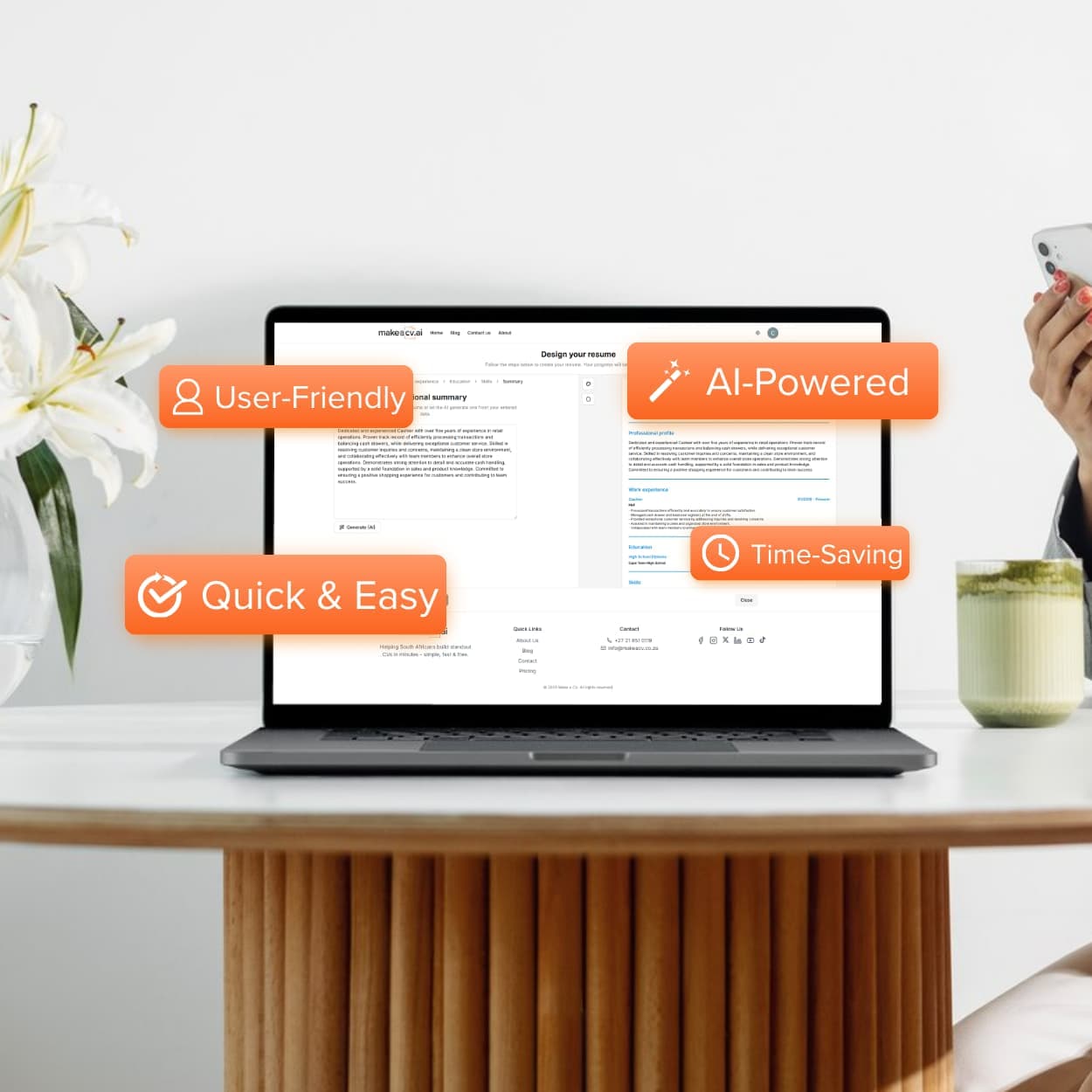 Make a CV - Building professional resumes